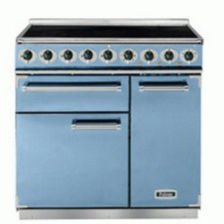 Falcon Inductie fornuis DELUXE 900 CHINEES BLAUW  INDUCTIE