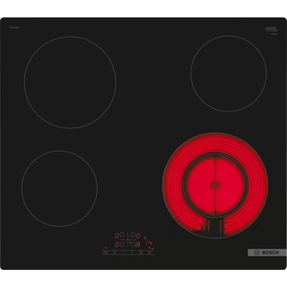 Bosch Keramische kookplaat PKF611BB2E Serie 4 60 cm, 4 zones (1 variabele), TouchSelect