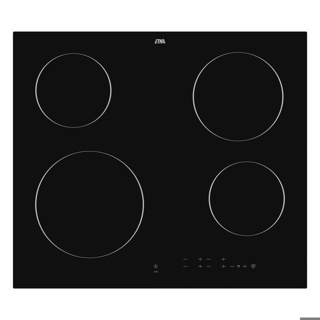 Etna Keramische kookplaat KC260ZT Vitrokeramische kookplaat, 4 zones, 60cm