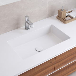 Varicor Lavabo onderbouw UBS 48   Solid White - with overflow