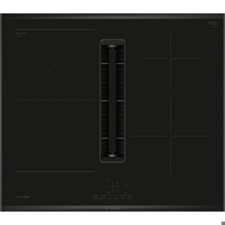 Bosch Kookplaat met afzuiging PVS695B16E accent line   Serie 4 60 cm, CombiInd., 4 zones, 1 Combi, TouchSelect, BLDC, 500/622m³/u