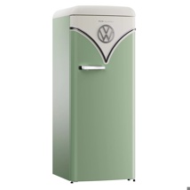 Etna Vrijstaande eendeurskoelkast RBT1154GRO Retro koelkast met vriesvak, 1.52m, VW Bulli Special Edition, Groen