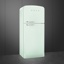 Smeg Vrijstaande combi-top koelkast FAB50RPG5 PASTELGROEN RECHTS