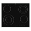 Etna Keramische kookplaat KC360RVS Vitrokeramische kookplaat 4 zones waarvan 2 uitbreidbaar
