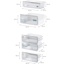 Siemens Inbouw combi-bottom koelkast KI86NVSE0 iQ300 noFrost, koelzone 184 l, diepvrieszone 76 l****, hyperFresh, mobiele deuren, 177,5 c