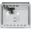 Etna Inbouw combi-microgolfoven CM244ZT Combi-microgolfoven, digitaal display, 45cm, Zwart glas