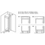 Bosch Inbouw combi-bottom koelkast KIF87SDB0  accent line Serie 8 VitaFresh pro, koelk. 4-8°C 120 l, 0°C-zone 55 l, diepvr. 62 l****, S