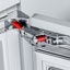 Bosch Inbouw combi-bottom koelkast KIF87SDB0  accent line Serie 8 VitaFresh pro, koelk. 4-8°C 120 l, 0°C-zone 55 l, diepvr. 62 l****, S