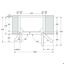 Etna Side by Side AKV578IRVS Amerikaanse koelkast, Multiflow 360°, CrispZone, Water & ijsdispenser, Non plumbing