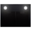 Etna Decoratieve dampkap AB661ZT Wanddampkap, Slimline Blokmodel, LED verlichting, 60cm, Zwart