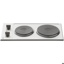 Etna Domino kookvlak elektrisch KE129RVS Elektrokookplaat, 2 zones, 28cm, Inox