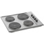 Etna Elektrische kookplaat KE158RVS Elektrokookplaat,  4 zones, 58cm, Inox