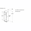 Siemens Inbouw combi-bottom koelkast KI96NVFD0 iQ300 noFrost, XL, hyperFresh, koelzone 214 l, diepvrieszone 75 l****, vaste deuren,194 cm