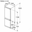 Bosch Inbouw combi-bottom koelkast KIN96VFD0 Serie 4  NoFrost, XL, Koelkast 214 l, diepvriezer 75 l****, VitaFresh, vlakscharnieren