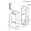AEG Inbouw combi-bottom koelkast NSC5S181EF
